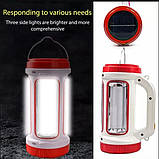 Ліхтар переносний кемпінг 6088-LED+COB з функцією PowerBank, ліхтарі для кемпінгу camping. Колір: помаранчевий, фото 2