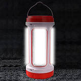 Ліхтар переносний кемпінг 6088-LED+COB з функцією PowerBank, ліхтарі для кемпінгу camping. Колір: помаранчевий, фото 5