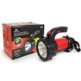 Ручний акумуляторний ліхтар T80C-5W+COB (white/red) із функцією Power Bank. Колір: червоний, фото 4