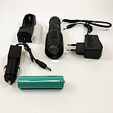 Акумуляторний тактичний ліхтар Police BL-1861-T6, ліхтарик тактичний ручний для полювання, фото 10