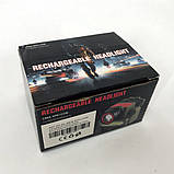 Ліхтар налобний Police 8808/6908-XPE+COB, micro USB, вбудований акумулятор, ліхтарик на голову із зарядкою, фото 9