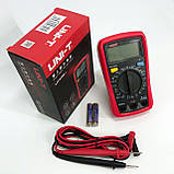 Цифровий мультиметр 33 B+ UT DIGITAL мультитестер тестер, мультиметр тестер вольтметр професійний, фото 7