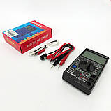 Мультиметр тестер цифровий DT 700C зі звуком та термометром, мультиметр для автомобіля, для дому, фото 5