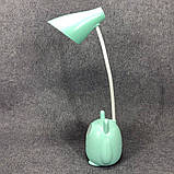 Настільна лампа TaigeXin LED TGX 792, Настільна лампа на гнучкій ніжці, сенсорна лампа. Колір: зелений, фото 10