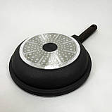 Сковорода Con Brio CB-2026 Eco Granite Premium 20 см. Сковорода для дому якісна. Колір: сірий, фото 2