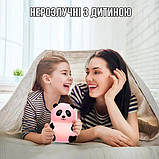 Дитячий силіконовий нічник світильник Панда 7 кольорів, Силіконовий нічник іграшка для дітей, фото 4