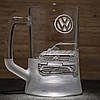Пивний келих з гравіюванням автомобіля Volkswagen Atlas Фольксваген Атлас - подарунок для автомобіліста, фото 2