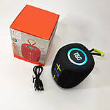 Портативна Bluetooth колонка TG658 8W з RGB підсвічуванням, Бездротова колонка потужна. Колір: чорний, фото 9