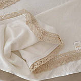 Крижма "Сонечко-4" подвійна махра 80*90 см Betis Молочний, фото 3