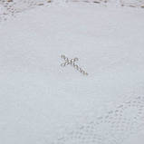 Крижма "Сонечко-4" подвійна махра 80*90 см Betis Білий, фото 2