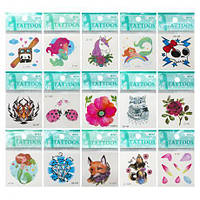 Від 20 шт. Татуювання "Tattoo" кольорові 0606  купити дешево оптом в інтернет-магазині