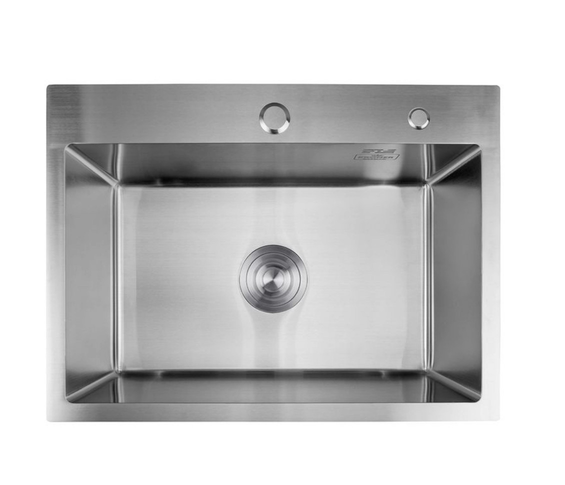Кухонна мійка Kroner KRP Gebürstet — 5843HM (3,0/1,0 мм)