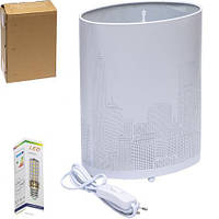 Лампа декоративна "Міста" біла LED50 27*20 T8009  купити дешево оптом в інтернет-магазині