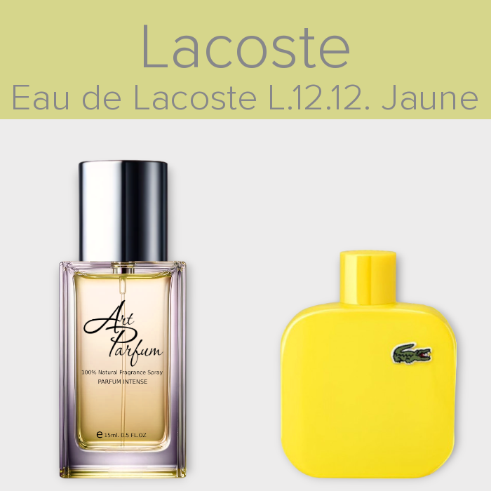 Парфуми INTENSE 15мл. Аромат схожий з Lacoste Eau de Lacoste L.12.12. Jaune, фото 1