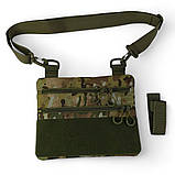 Чоловіча тактична сумка барсетка, Рюкзак чоловічий військовий тактичний, Нагрудна сумка кобура, фото 8