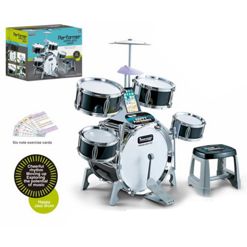 Барабанна установка Jazz Drum M33A (розмір 67-40,5-в72см, стільчик у комплекті)