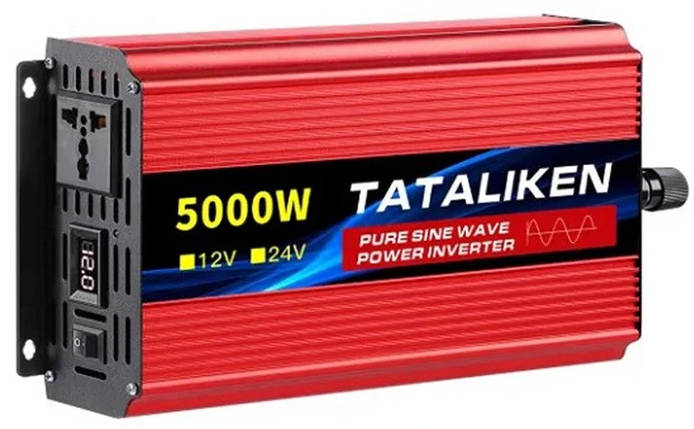 Перетворювач напруги TATALIKEN 5000W 12V на 220V ЧИСТИЙ СИНУС ІНВЕРТОР, фото 1
