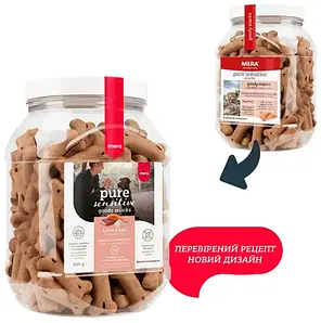 Ласощі для собак MERA good snacks pure sensitive Lach & Reis для чутливих з лососем та рисом 600 г, фото 4