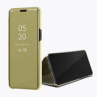 Чохол-книжка Mirror для Xiaomi Poco M6 Pro Дзеркальна Золотий