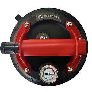 Присоска вакуумна з манометром для скла та плитки 100 кг у кейсі