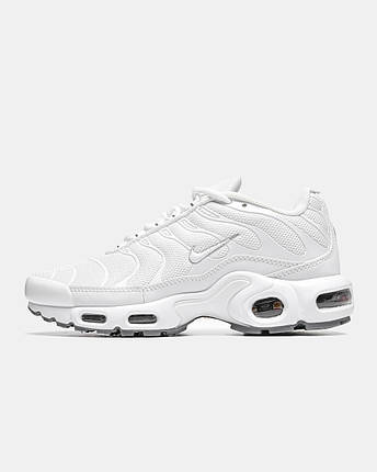 Кросівки Nike Air Max TN Plus Triple White / Найк Аїр Макс ТН Плюс Трипл Білі, фото 1