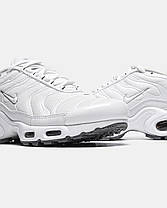 Кросівки Nike Air Max TN Plus Triple White / Найк Аїр Макс ТН Плюс Трипл Білі, фото 5