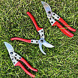 Секатор садовий японський з високовуглецевої сталі SK 5 Profi, фото 5