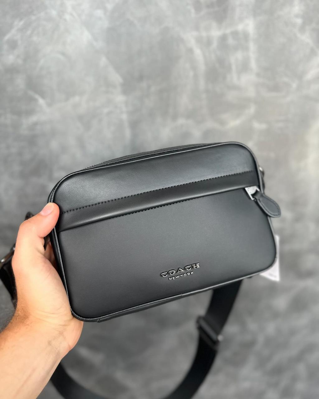 Чоловіча чорна Сумка Месенджер Coach
