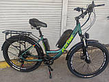 Комфортний Електровелосипед "Electric 26R" 350 W 42 V 13 AH "Neon" Касета 70 км, фото 2