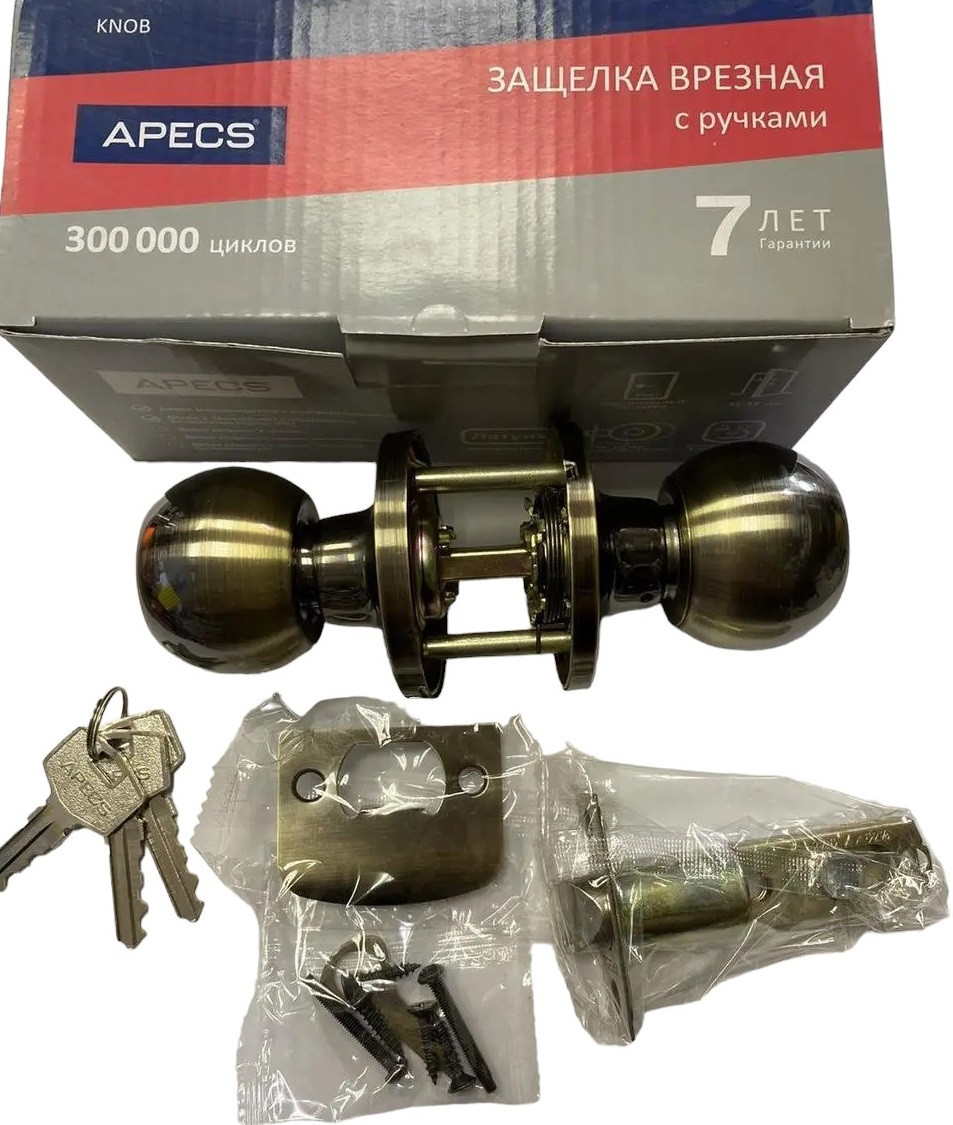Ручка з фіксатором Apecs 6072-01-АВ