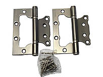 Петлі метелик Mongoose 100*75 графіт (пара)