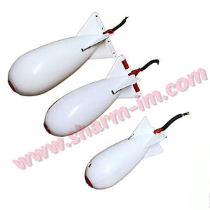 Ракета загодівна Spomb Біла 110 мм Мала