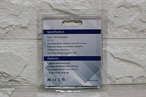 USB Bluetooth адаптер 5.1 BQB 2.4GHz 0-10m Подвійний режим Sem Fio USB 2.0/3.0, фото 4