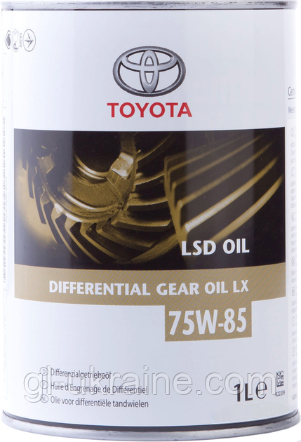 Трансмісійна олива Toyota "Getriebeoil LSD LX 75W-85", 1л (0888581070)