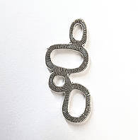 Конектор Finding Подвеска кулон безформний Античне срібло 36 мм x 15 мм