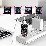 А3 універсальний мультифункціональний цифровий USB тестер вольтметр - амперметр ватметр 3-32В 7А, фото 4