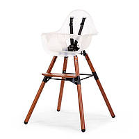 Стільчик для годування Childhome Evolu 2 з бампером nut/frosted Горіх/Матовий