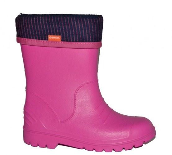 Гумові чоботи для дівчинки, Demar (код 1646) розміри: 20/21, фото 1