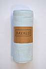 Вафельне простирадло-покривало Bayalli 200×230 см.A.Mavi небесний