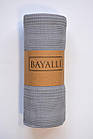 Вафельная простыня - пике Bayalli 160×230 см Grey сірий