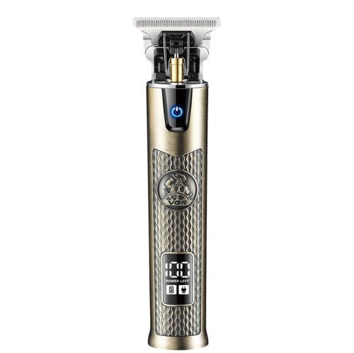 Машинка для стрижки волосся VGR V-983, Professional, 4 насадки, LED Display
