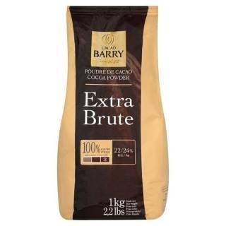 Какао-порошок алкалізований 22-24% Cacao Barry Extra Brute, 1 кг, фото 1