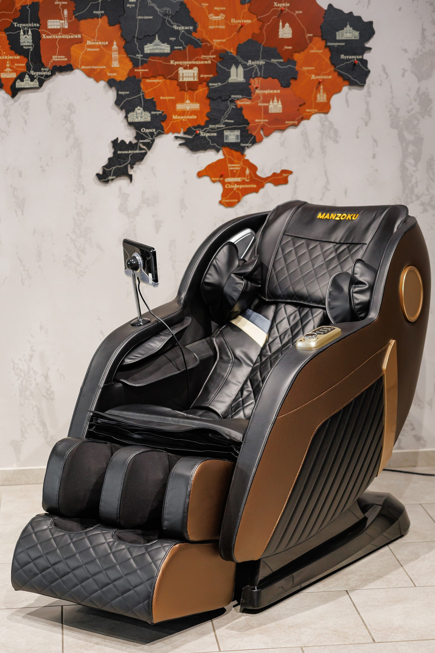 Масажне крісло Manzoku Hoku Black, фото 1