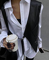 Жіноча біла сорочка новинка 2024