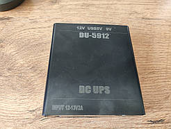 ДБЖ UPS безперебійний блок живлення для роутерів 5,9,12V (5-9-12 вольт)+Panasonic NCR18650B 3400 mAh