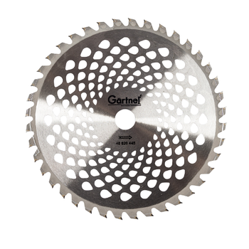 Диск до садового тримера 255*25,4мм 40 ТВС зубців GARTNER Tekhmann