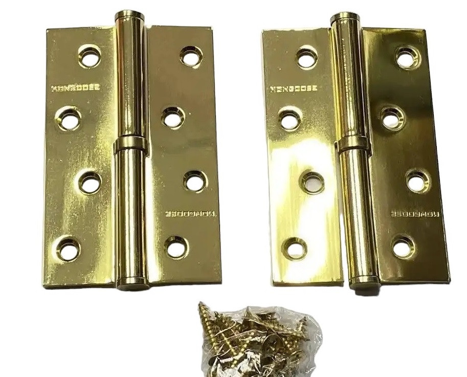 Петлі міжкімнатні Mongoose 100*62,5 PB ліва (пара), фото 1