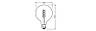 Світлодіодна лампа OSRAM Filament Vinatge 1906 Globe E27, 7,8 Вт 360 лм, теплий білий, фото 4