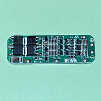 BMS контролер заряду-розряду для 3 акумуляторів 18650 Li-ion, 20A 11.1-12.6V
