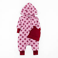 Комбінезон дитячий в комплекті з шапочкою Rose